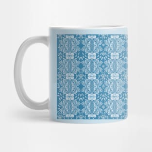 Blue Crochet Mug